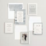 "Water's Edge" - Wedding Invitations in Cloud by Nicoletta Savod - Invitation Suite