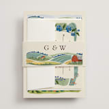 "Farm and Field" - Wedding Invitations in Grass by Paper Sun Studio - Assembled with Belly Band