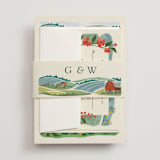 "Farm and Field" - Wedding Invitations in Barn by Paper Sun Studio - Assembled with Belly Band