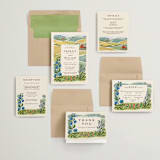 "Farm and Field" - Wedding Invitations in Grass by Paper Sun Studio - Invitation Suite