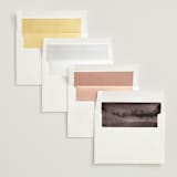 "Layers" - Wedding Invitations in Truffle by Yaling Hou Suzuki - Envelope Liner Options