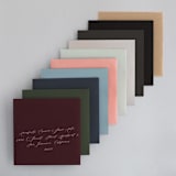 "Modern Barn Wood" - Wedding Invitations in Rose by Hanna M - Colored Envelopes Available