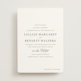 "Charleston" - Wedding Invitations in Tuxedo by Megan Davis - Front