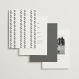 "Charleston" - Wedding Invitations in Tuxedo by Megan Davis - Back of Card Options