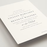 "Charleston" - Wedding Invitations in Navy by Megan Davis - Detail