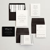 "Charleston" - Wedding Invitations in Tuxedo by Megan Davis - Invitation Suite