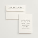"Charleston" - Wedding Invitations in Tuxedo by Megan Davis - Invitation with Envelope