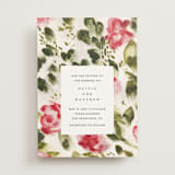 "Wild Roses" - Wedding Invitations in Bush by Sumak Studio - Front