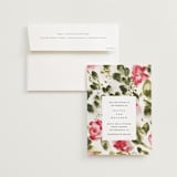 "Wild Roses" - Wedding Invitations in Bush by Sumak Studio - Invitation with Envelope