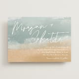 "Seaside" - Wedding Invitations in Seaglass by Rebecca Durflinger - Front