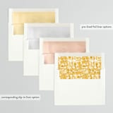 "Daydream" - Wedding Invitations in Honey by Beth Schneider - Envelope Liner Options