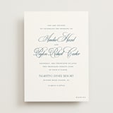 "Hilton" - Wedding Invitations in Ocean by Kelly Schmidt - Front