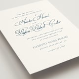 "Hilton" - Wedding Invitations in Ocean by Kelly Schmidt - Detail