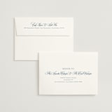 "Hilton" - Wedding Invitations in Ocean by Kelly Schmidt - FREE Recipient Addressing