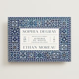 "Mediterranean Tiles" - Wedding Invitations in Ocean by GeekInk Design - Front