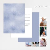 "Misty trees" - Wedding Invitations in Frost by Stacey Meacham - Back of Card
