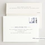 "Misty trees" - Wedding Invitations in Frost by Stacey Meacham - FREE Recipient Addressing