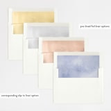 "Misty trees" - Wedding Invitations in Frost by Stacey Meacham - Envelope Liner Options