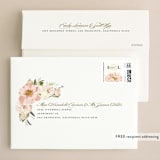 "Forever" - Wedding Invitations in Blush by Susan Moyal - FREE Recipient Addressing