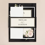 "Forever" - Wedding Invitations in Blush by Susan Moyal - Assembled
