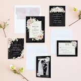 "Forever" - Wedding Invitations in Blush by Susan Moyal - Invitation Suite