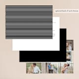 "At Last" - Wedding Invitations in Onyx by Lauren Chism - Back of Card