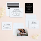 "At Last" - Wedding Invitations in Onyx by Lauren Chism - Invitation Suite