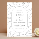 "Denali" - Wedding Invitations in Linen by Carly Reed Walker - Front