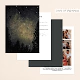 "Starry, Starry Night" - Wedding Invitations in Shadow by Elly - Back of Card