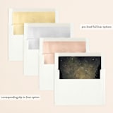 "Starry, Starry Night" - Wedding Invitations in Shadow by Elly - Envelope Liner Options