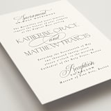 "Sacrament" - Wedding Invitations in Cloud by Heather Cairl - Detail
