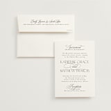 "Sacrament" - Wedding Invitations in Cloud by Heather Cairl - Invitation with Envelope