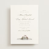 "Rustic Barn" - Wedding Invitations in Fawn by AK Graphics - Front