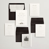 "Rustic Barn" - Wedding Invitations in Fawn by AK Graphics - Invitation Suite