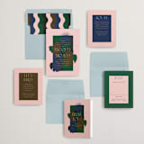 "modern tropics" - Wedding Invitations in Blush by Baumbirdy - Invitation Suite
