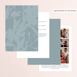 "Stacked Script" - Wedding Invitations in Classic by Olivia Kanaley Inman - Back of Card