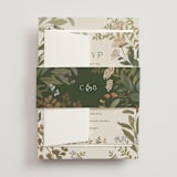 "Ellsworth" - Wedding Invitations in Natural by Jennifer Wick - Assembled with Belly Band