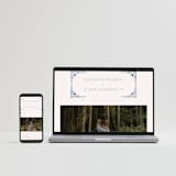 "Nouveau Frame" - Wedding Invitations in Delphinium by Ashley DeMeyere - FREE Wedding Website