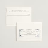 "Nouveau Frame" - Wedding Invitations in Delphinium by Ashley DeMeyere - FREE Recipient Addressing