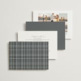 "Sector" - Wedding Invitations in Snow by Kaydi Bishop - Back of Card Options