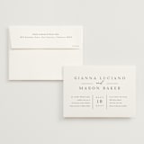 "Sector" - Wedding Invitations in Snow by Kaydi Bishop - Invitation with Envelope