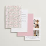 "kosmos" - Wedding Invitations in Cotton Candy by Phrosné Barwood - Back of Card Options