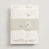 "kosmos" - Wedding Invitations in Cotton Candy by Phrosné Barwood - Assembled with Belly Band