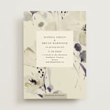 "Linen and Cloth" - Wedding Invitations in Almond by Peony Rose Design - Front