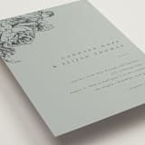 "Delicate" - Wedding Invitations in Eucalyptus by Emily Sabol Goss - Detail