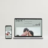 "Delicate" - Wedding Invitations in Eucalyptus by Emily Sabol Goss - FREE Wedding Website