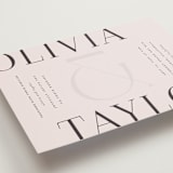 "Eclectic" - Wedding Invitations in Dusty Rose by Vera Lim - Detail