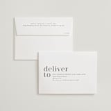 "Eclectic" - Wedding Invitations in Dusty Rose by Vera Lim - FREE Recipient Addressing