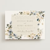 "Swept Away" - Wedding Invitations in Petal by Leah Bisch - Front