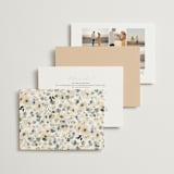 "Swept Away" - Wedding Invitations in Petal by Leah Bisch - Back of Card Options